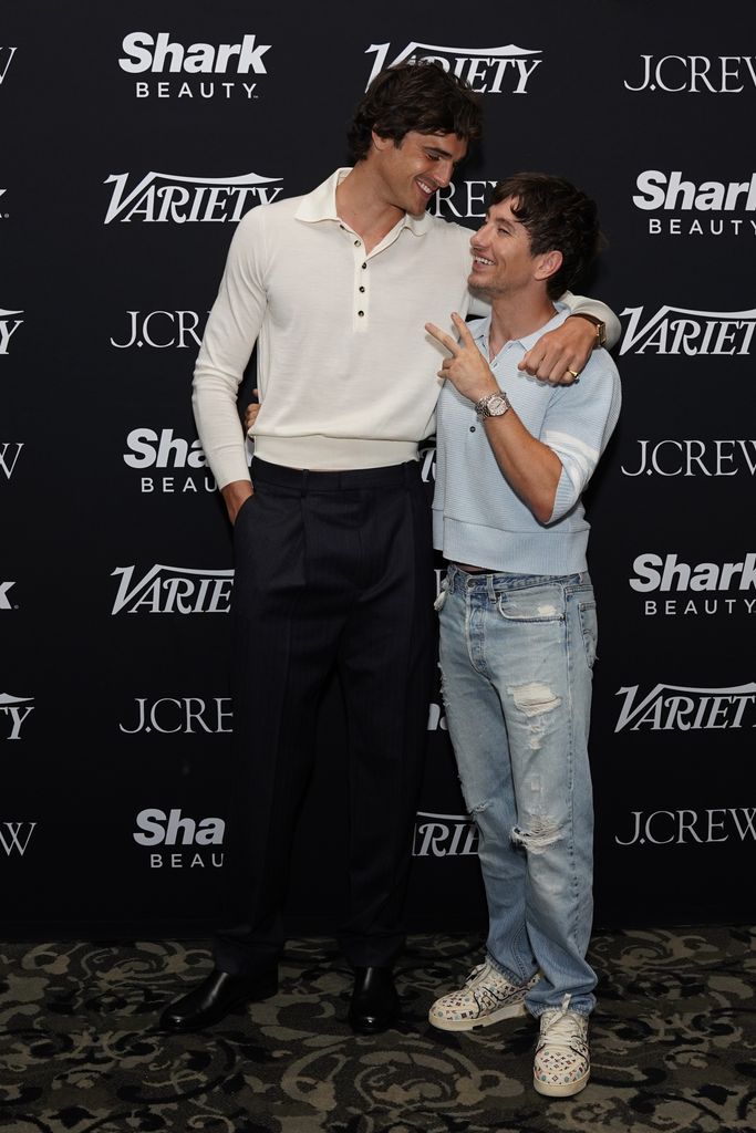 Jacob Elordi and Barry Keoghan at the Variety TIFF Step & Repeat during the Toronto International Film Festival 2024 on September 7, 2024 in Toronto, Canada