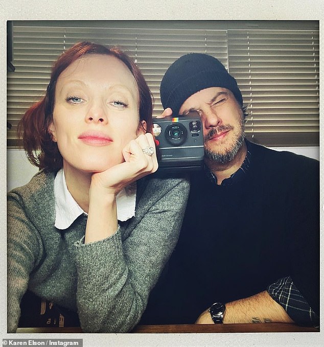 Karen Elson, 44, announced her engagement to music executive Lee Foster in a series of sweet Instagram towards the end of 2023