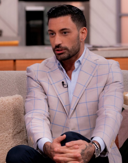 Giovanni Pernice appears on Lorraine after Amanda Abbington's comments.