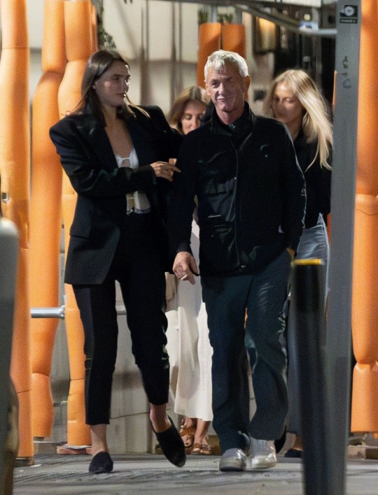 Sean Penn walks with new girlfriend Valeria Nicov 