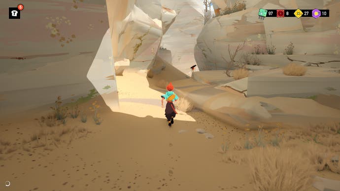 Sauge explores a sun-dappled canyon in Caravan SandWitch.