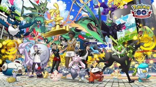 A collage of many different pokémon.