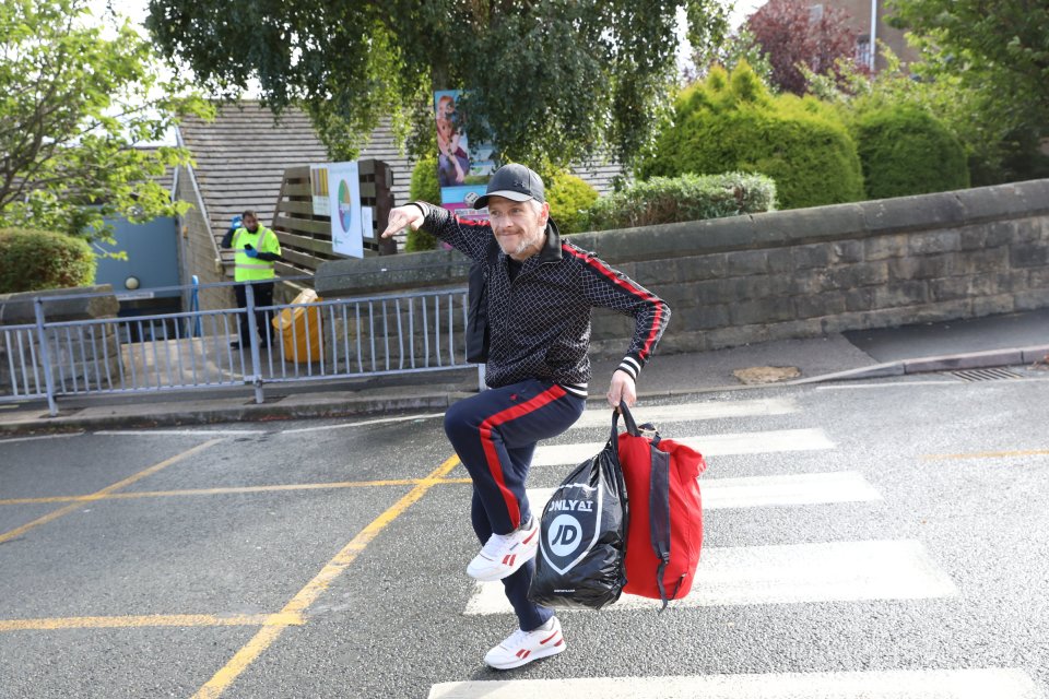 Stuart Bennett danced in the street as he left HM Prison Leeds on the day Labour's early release scheme came into effect