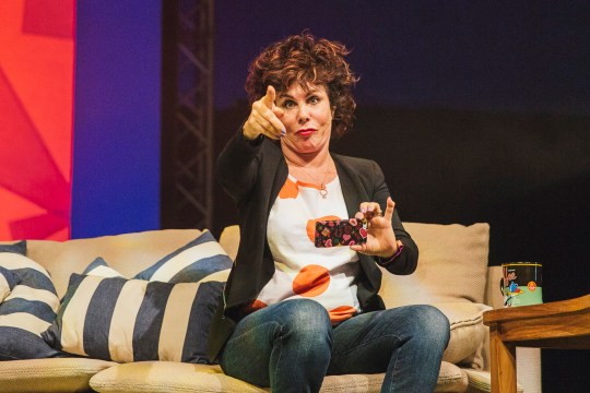 Ruby Wax performs on The Theatre Stage at Latitude Festival on July 18, 2015 in Southwold, United Kingdom