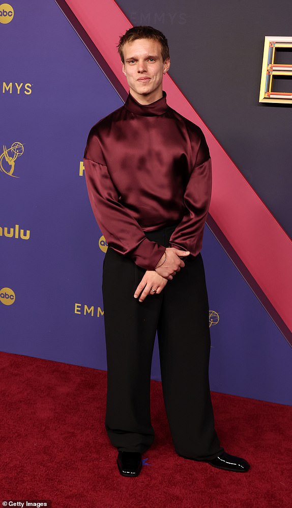 LOS ANGELES, CALIFORNIA - SEPTEMBER 15: Finn Bennett attends the 76th Primetime Emmy Awards at Peacock Theater on September 15, 2024 in Los Angeles, California. (Photo by Amy Sussman/Getty Images)