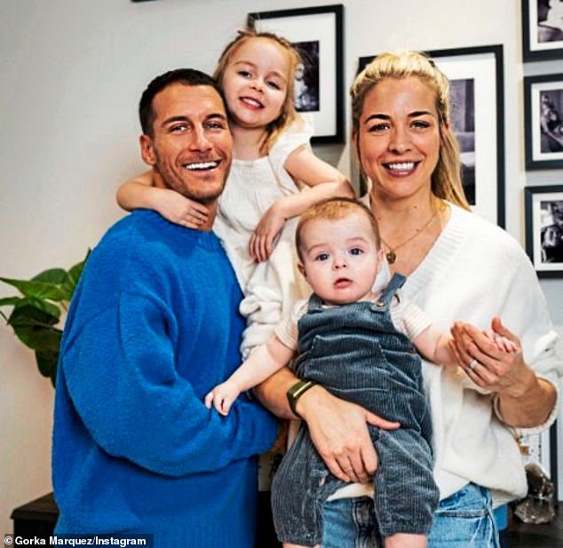 But taking part in the competition means Gorka has to spend time away from his family, actress wife Gemma Atkinson and their two children, who live in Manchester