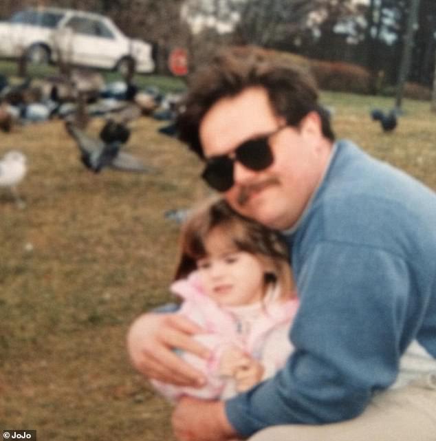 'For a while, I was super self-righteous and thought I'd never be like my parents. I was like, "No, because I'm the strongest. I'm wicked strong,'" she told People on Tuesday; seen with dad Joel