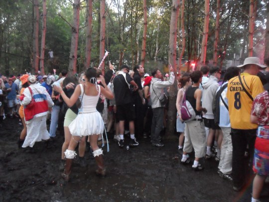 Mud at festival