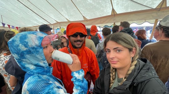 Festival in the rain