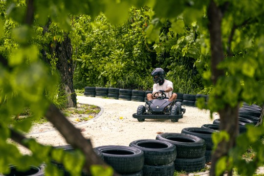 Siyam World boasts a go-kart track featuring eco-friendly all-electric karts