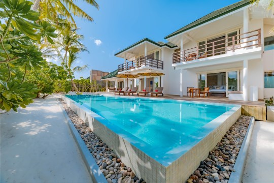 A four-bedroom villa in the luxury Beach Residences