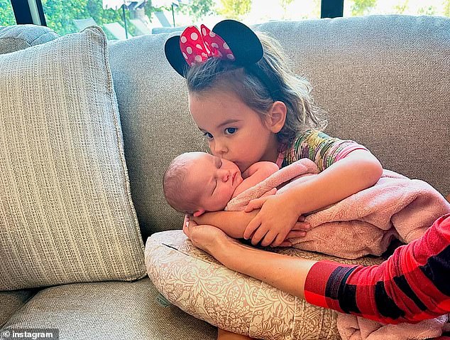 The Utah-native welcomed her second child on September 3rd. She also shares three-year-old daughter Ocean with ex-fiancé Randall Emmett