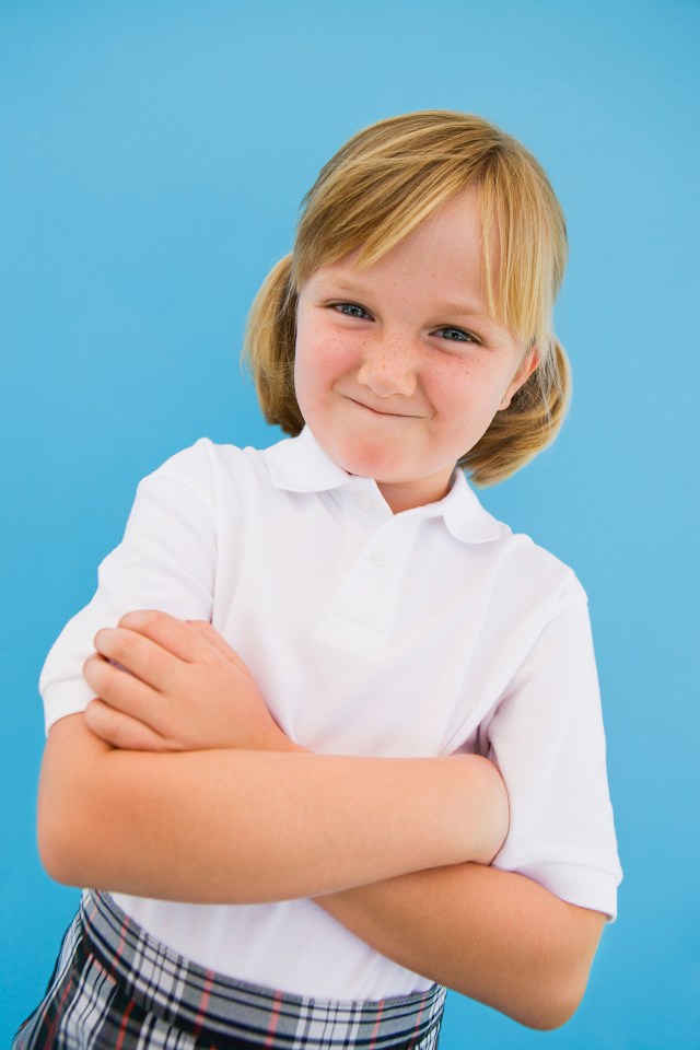 The mum explained that children were not permitted to wear their jumpers until the teachers told them to (stock image)