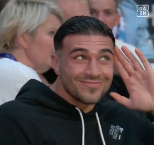 Tommy Fury at Wembley