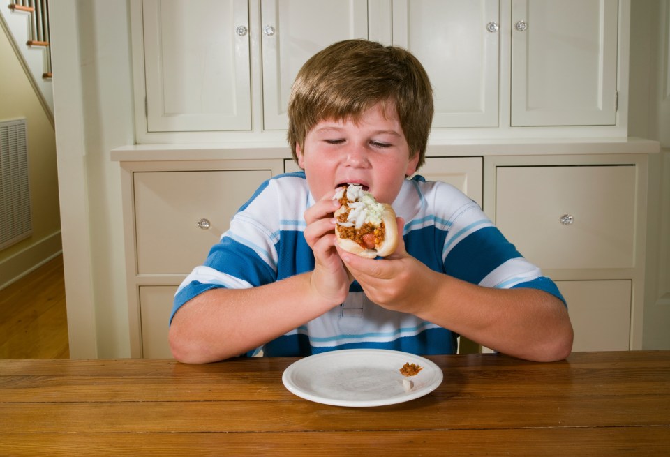 According to the expert, an easy error can directly impact your child's relationship with food (stock image)