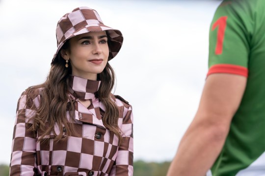 Lily Collins as Emily in Emily in Paris on Netflix