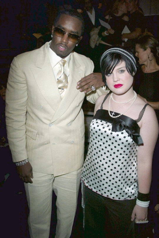 Sean P. Diddy Combs and Kelly Osbourne in September 2002