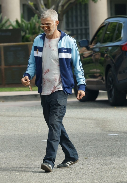 Olivier Martinez walking in Los Angeles 