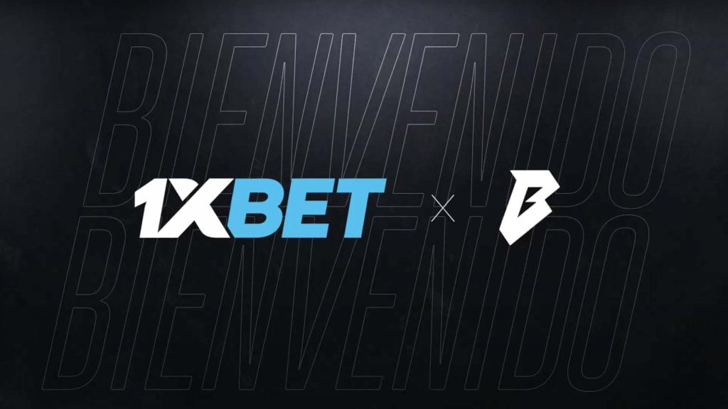 Image of 1xBet and Bestia logos on a dark background