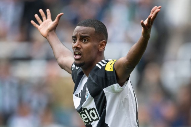 lexander Isak of Newcastle United during the Premier League match between Newcastle United FC and Tottenham Hotspur FC