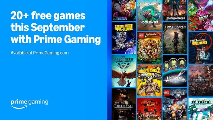 September Prime Gaming infographic