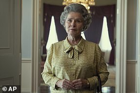 The Crown was one of the shows nominated in the category Outstanding Drama Series; Imelda Staunton is pictured