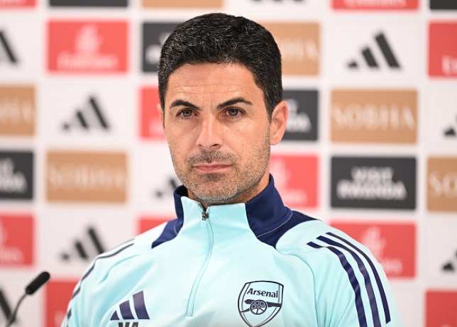 Arsenal boss Mikel Arteta at a pre-match press conference