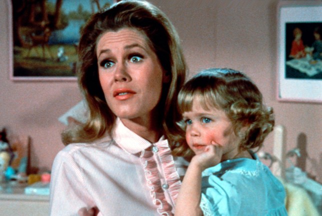 Elizabeth Montgomery and Erin Murphyin Bewitched