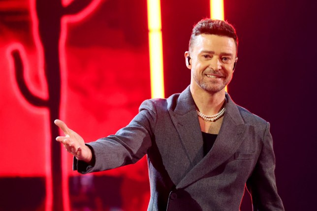 Justin Timberlake performs onstage during the 2024 iHeartRadio Music Awards 