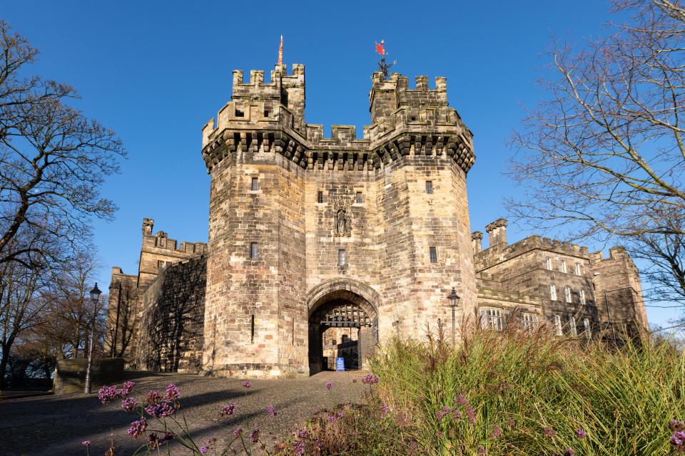 Lancaster Castle is known for its ties to the Lancashire witch trials