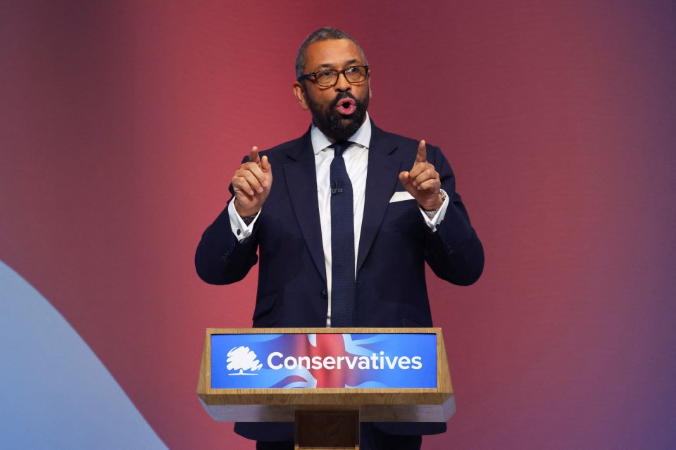 James Cleverly delivers his closing conference speech