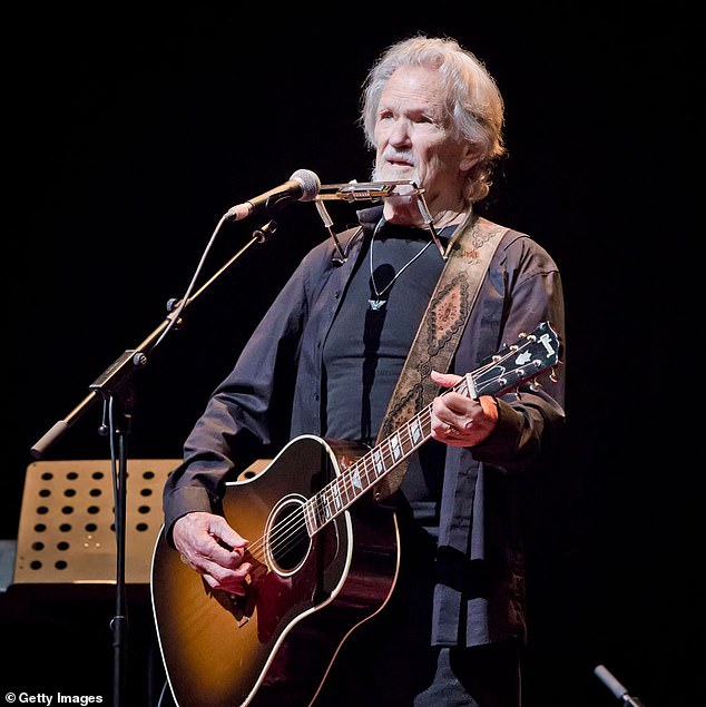 'I had the privilege of travelling with American singer/songwriter Kris Kristofferson and he talked to me the whole way, looking at me with those trademark crinkly eyes, telling me about his love of the people of Hawaii, about his music and his family,' she wrote