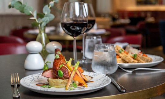 Get a three-course meal with wine for £29.95 at Lost Property Hotel