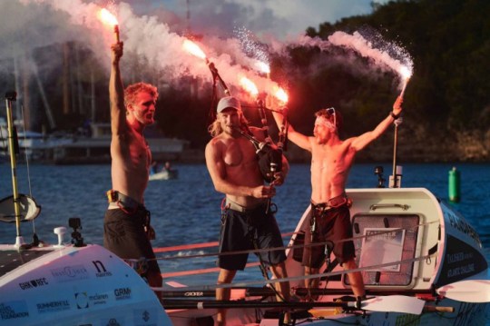 Ewan, Jamie and Lachlan will attempt to row from Peru to Australia next year