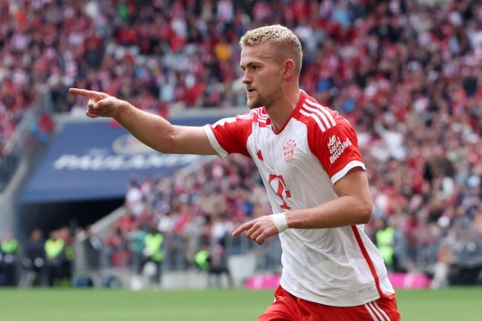 Matthijs de Ligt playing for Bayern Munich