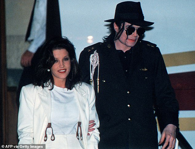 Presley said she was 'terrified' of making a misstep after learning Jackson was still a virgin at 35; seen in August 1993 in Budapest