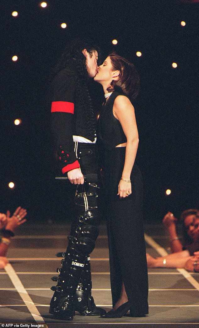 Michael confessed his love for her on a 1994 trip to Las Vegas, and the two were married in May of that year, just day days after her divorce from first husband Danny Keough; seen in September 1994 in NYC