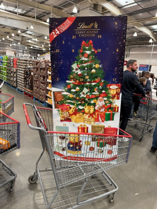 Lindt giant advent calendar