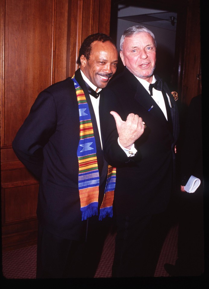 Quincy with Frank Sinatra