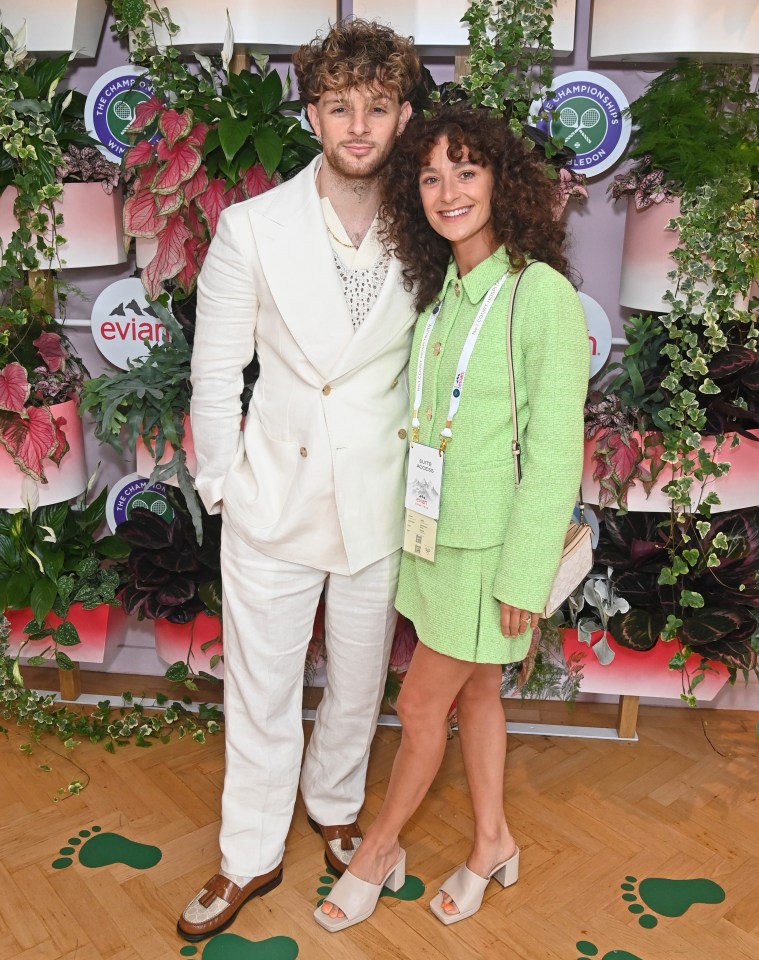 Tom Grennan says he was emotional on his wedding day to bride Danniella Carraturo