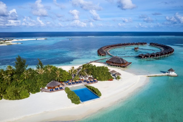  Drone view of Sun Siyam Olhuveli 