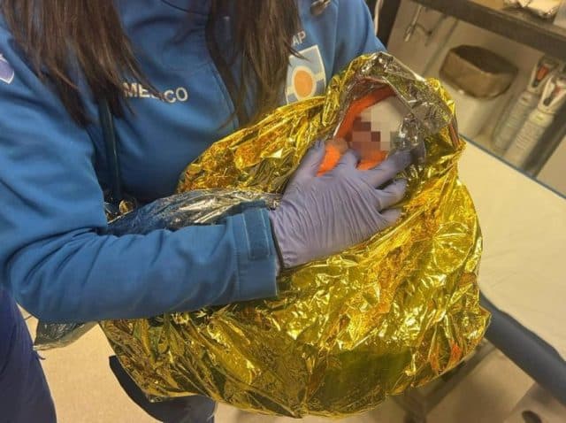 Image of the newborn found in Los Palacios