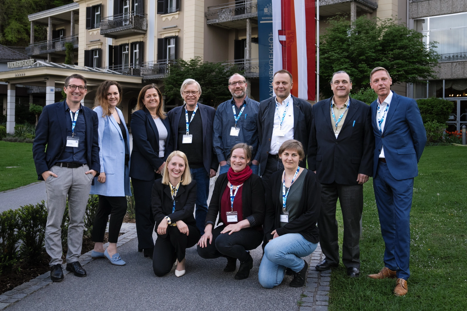 Christian Kleindienst (NexGen Wafer Systems), Judith Schön (Gesundheits-und Thermenresort Warmbad-Villach), Barbara Lagger (Gesundheits-und Thermenresort Warmbad-Villach), Gerfried Zwicker (Zwickerconsult), Benjamin Steible (Fraunhofer ISIT), Knut Gottfried (ErzM-Technologies UG & Fraunhofer ENAS), Martin Kulawski (Advaplan Oy)