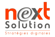 Logo agence web next solution