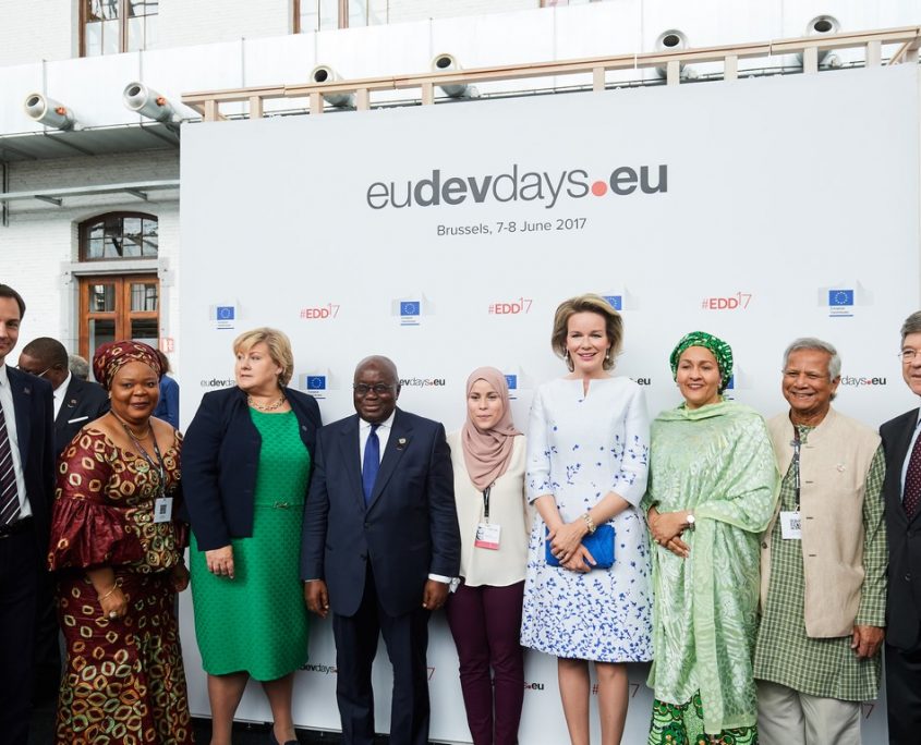 Queen Mathilde of Belgium attended the opening ceremony of European Development Days (EDD) at Tour et Taxi in Brussels.