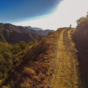 Mountain bike in La Herradura, Andalucía south Spain