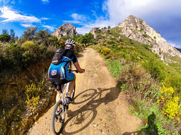 Mountain biking in Granada area, Andalucía southern Spain