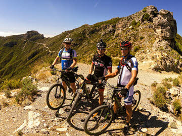 Mountain biking in Almuñécar, Costa Tropical south of Spain