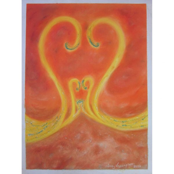 Saraswati-Swans-of-Love Painting