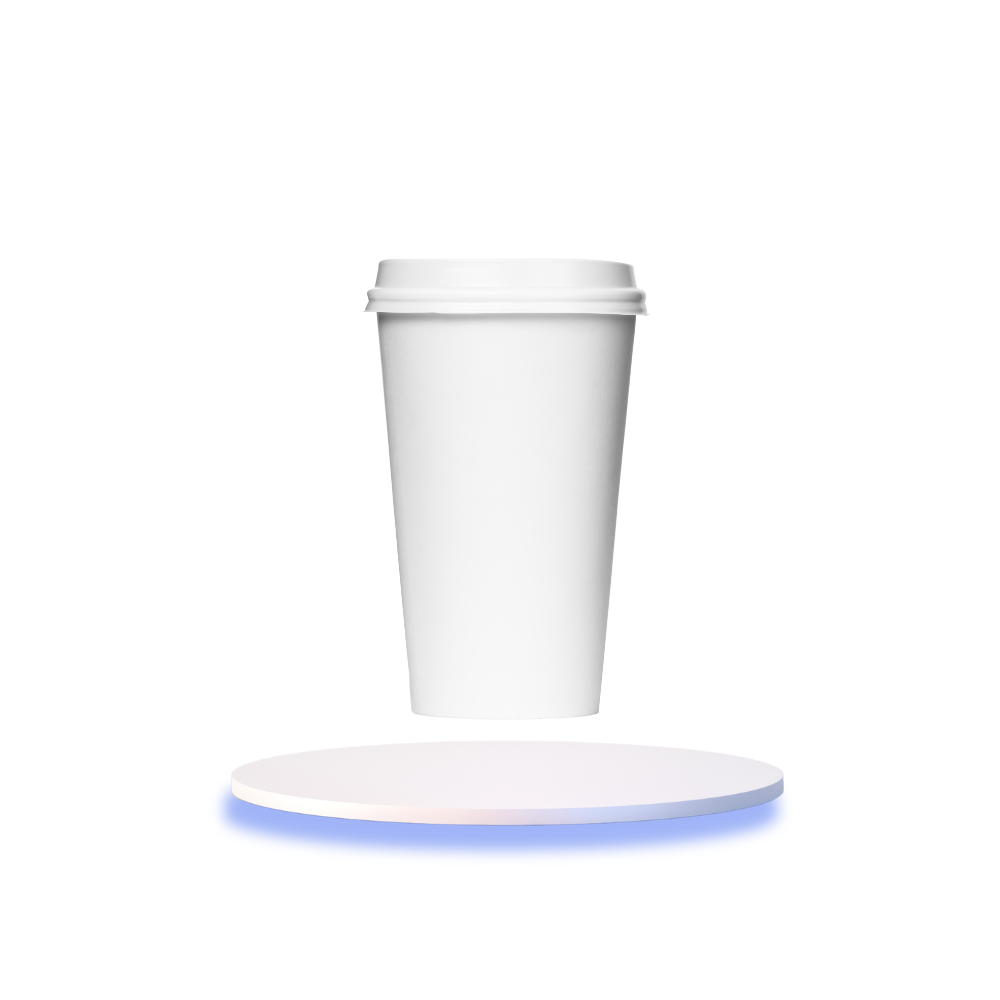 A coffee cup on Nicolai Errebo Birch's desk, symbolizing creative energy in UX design.